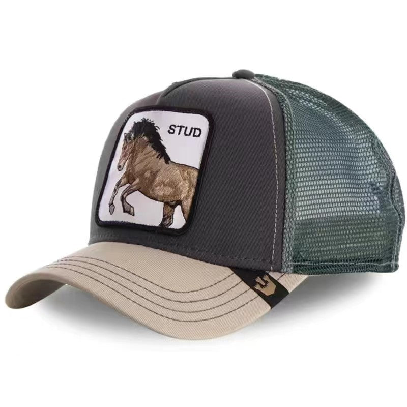 Wholesale Polyester Animal Shaped Embroidered Baseball Caps